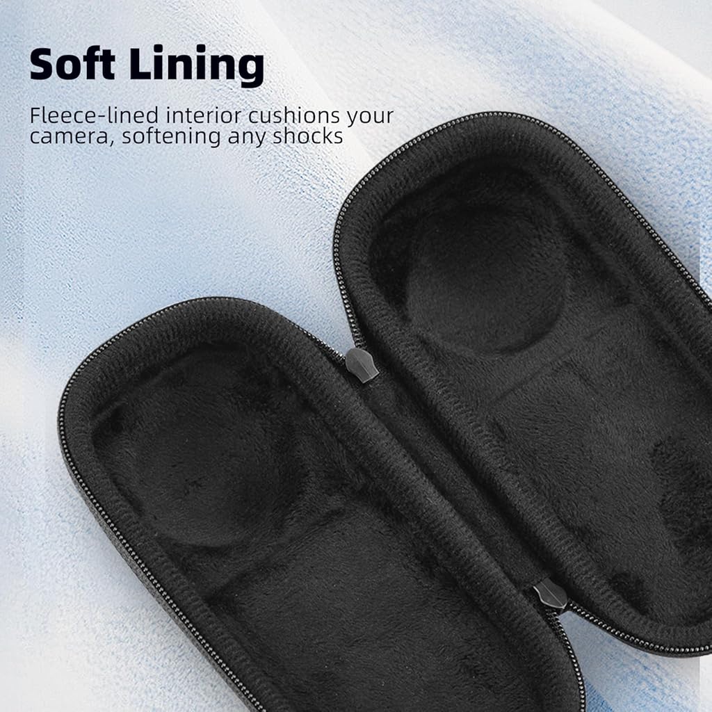 ZORBES® Carrying Case for Insta 360 X4 X5 (for Original Lens Cap), Portable Small Storage Bag Protective Cover Hard Shell Travel ZORBES® Carrying Case for Insta 360 X4 X5 (for Original Lens Cap), Portable Small Storage Bag Protective Cover Hard Shell Travel